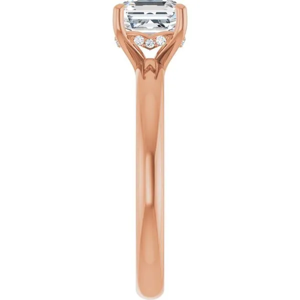 Hidden Halo-Style Engagement Ring Image 4 Raleigh Diamond Fine Jewelry Raleigh, NC