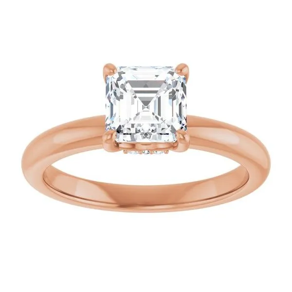 Hidden Halo-Style Engagement Ring Image 3 Raleigh Diamond Fine Jewelry Raleigh, NC