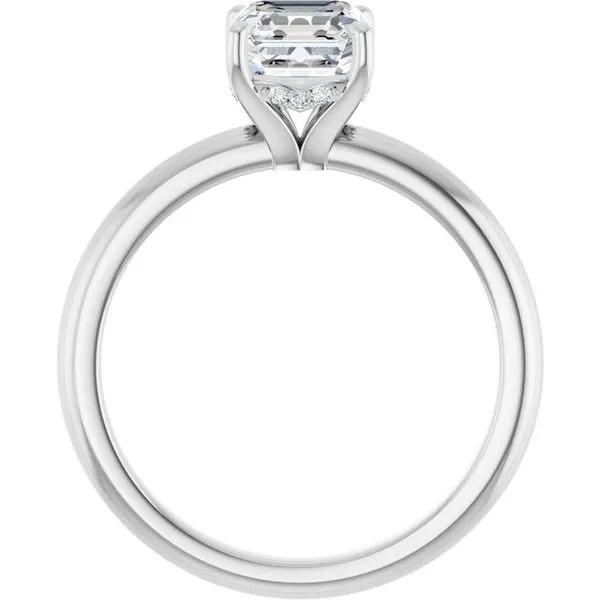 Hidden Halo-Style Engagement Ring Image 2 Raleigh Diamond Fine Jewelry Raleigh, NC