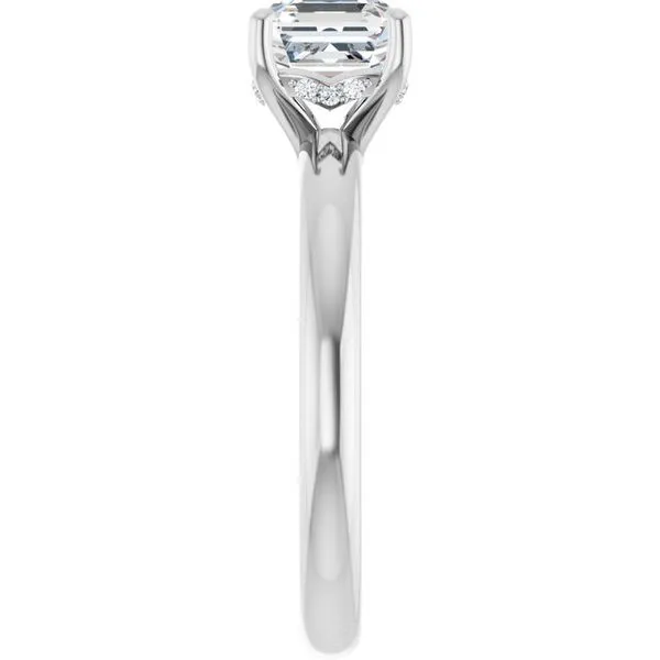 Hidden Halo-Style Engagement Ring Image 4 Raleigh Diamond Fine Jewelry Raleigh, NC