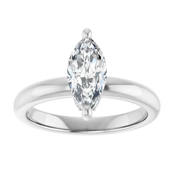 Hidden Halo-Style Engagement Ring Image 3 Raleigh Diamond Fine Jewelry Raleigh, NC