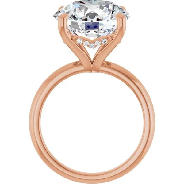 Hidden Halo-Style Engagement Ring Image 2 Raleigh Diamond Fine Jewelry Raleigh, NC