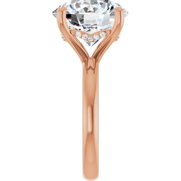 Hidden Halo-Style Engagement Ring Image 4 Raleigh Diamond Fine Jewelry Raleigh, NC