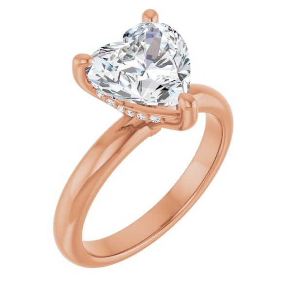 Hidden Halo-Style Engagement Ring