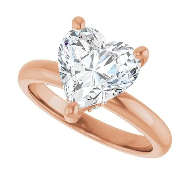 Hidden Halo-Style Engagement Ring Image 5 Raleigh Diamond Fine Jewelry Raleigh, NC