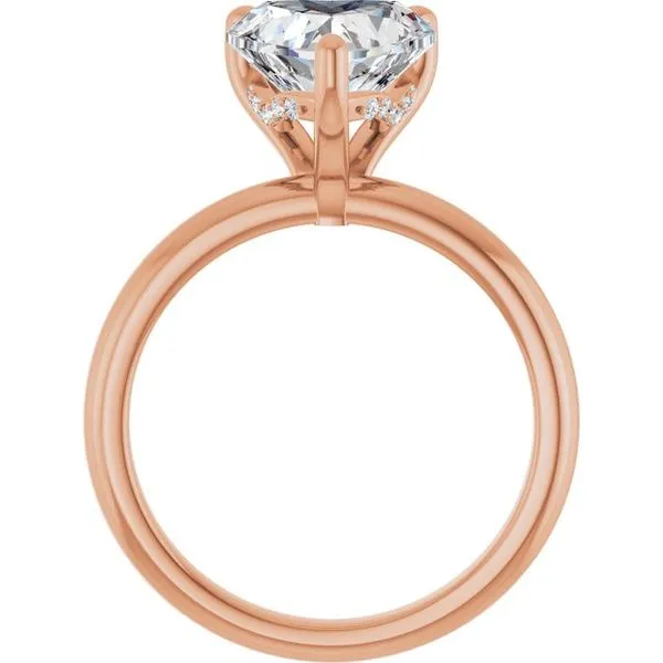 Hidden Halo-Style Engagement Ring Image 2 Raleigh Diamond Fine Jewelry Raleigh, NC