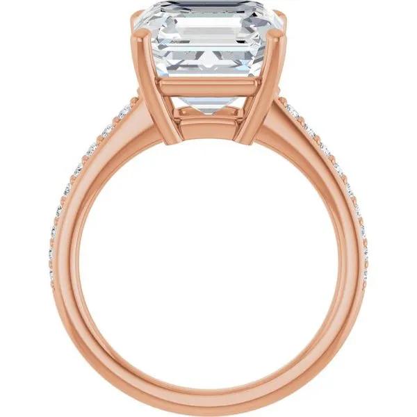 V-End Prong Engagement Ring Image 2 Eskews Fine Jewelers Lee's Summit, MO