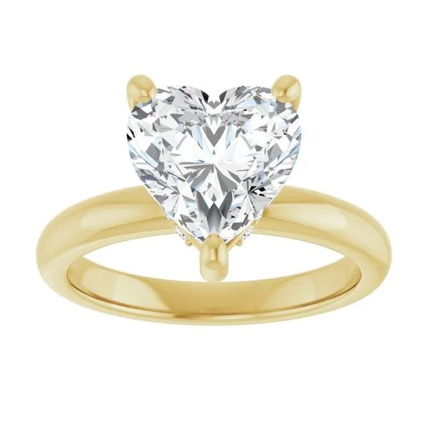 Hidden Halo-Style Engagement Ring Image 3 Raleigh Diamond Fine Jewelry Raleigh, NC