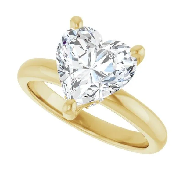 Hidden Halo-Style Engagement Ring Image 5 Raleigh Diamond Fine Jewelry Raleigh, NC