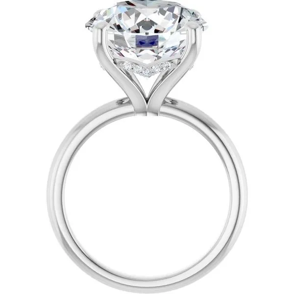 Hidden Halo-Style Engagement Ring Image 2 Raleigh Diamond Fine Jewelry Raleigh, NC