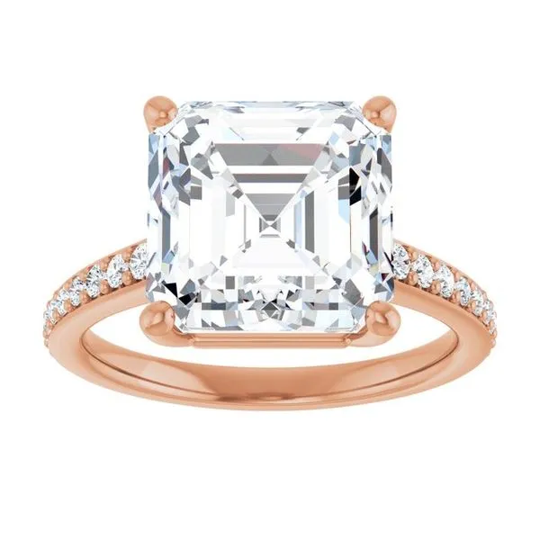 V-End Prong Engagement Ring Image 3 Eskews Fine Jewelers Lee's Summit, MO