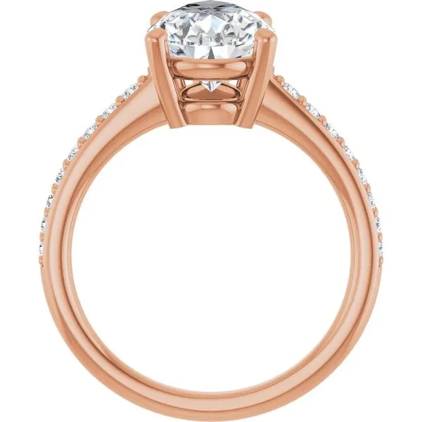 V-End Prong Engagement Ring Image 2 Eskews Fine Jewelers Lee's Summit, MO