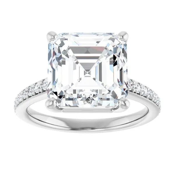 V-End Prong Engagement Ring Image 3 Eskews Fine Jewelers Lee's Summit, MO