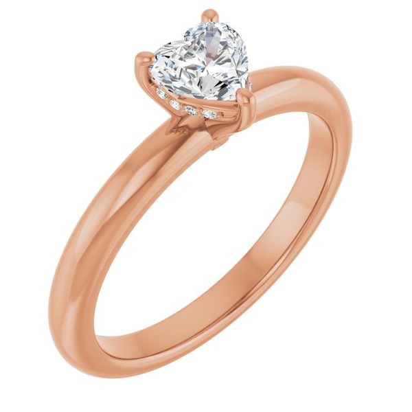 Hidden Halo-Style Engagement Ring