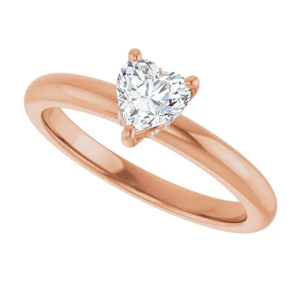 Hidden Halo-Style Engagement Ring Image 5 Raleigh Diamond Fine Jewelry Raleigh, NC