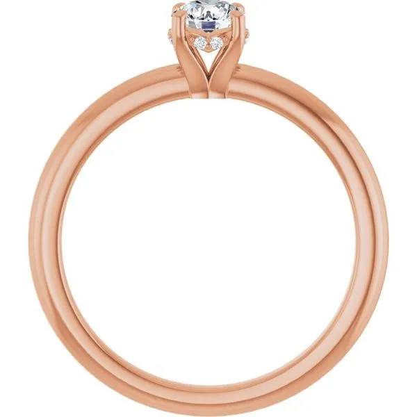 Hidden Halo-Style Engagement Ring Image 2 Raleigh Diamond Fine Jewelry Raleigh, NC