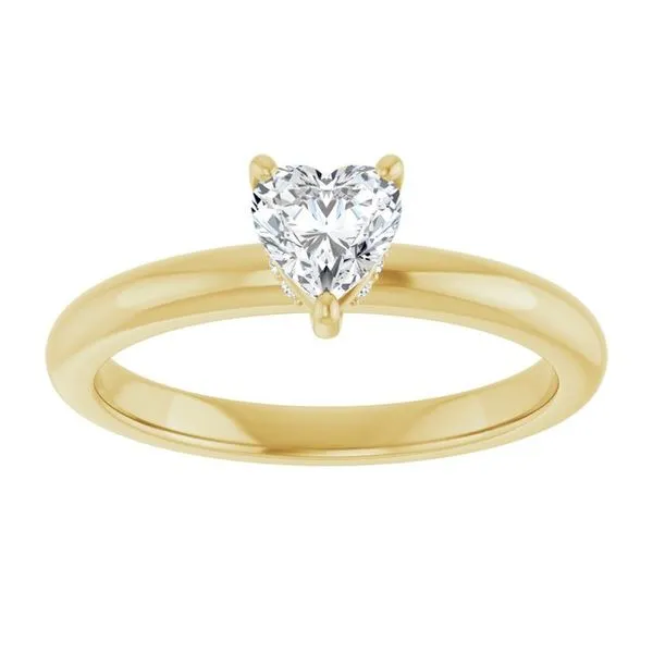 Hidden Halo-Style Engagement Ring Image 3 Raleigh Diamond Fine Jewelry Raleigh, NC