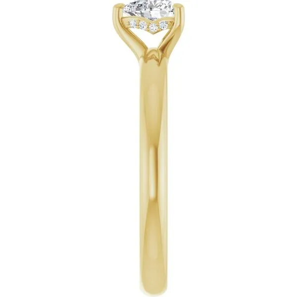 Hidden Halo-Style Engagement Ring Image 4 Raleigh Diamond Fine Jewelry Raleigh, NC