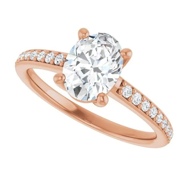 V-End Prong Engagement Ring Image 5 Eskews Fine Jewelers Lee's Summit, MO