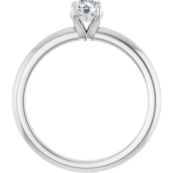 Hidden Halo-Style Engagement Ring Image 2 Raleigh Diamond Fine Jewelry Raleigh, NC