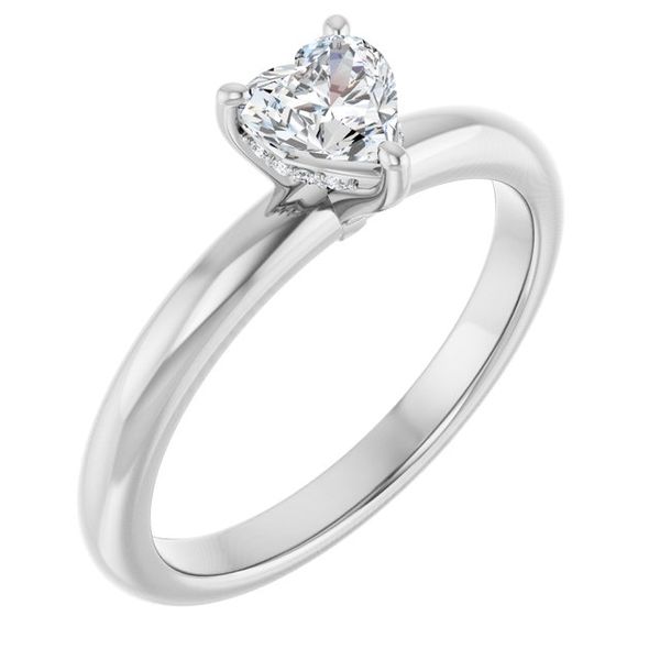 Hidden Halo-Style Engagement Ring