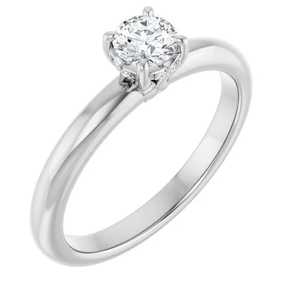 Hidden Halo-Style Engagement Ring Raleigh Diamond Fine Jewelry Raleigh, NC