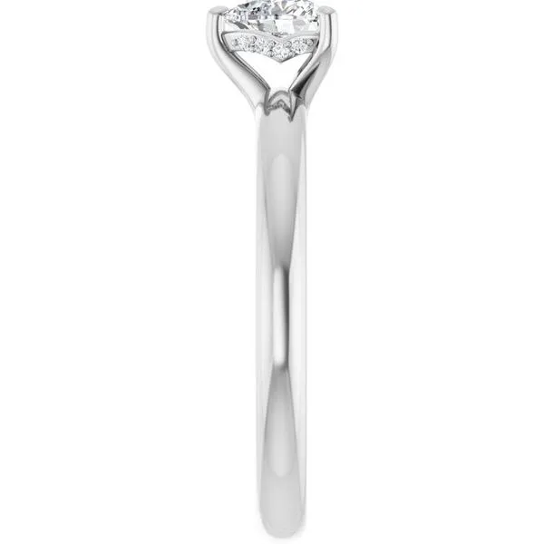 Hidden Halo-Style Engagement Ring Image 4 Raleigh Diamond Fine Jewelry Raleigh, NC