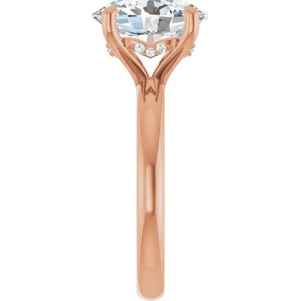 Hidden Halo-Style Engagement Ring Image 4 Raleigh Diamond Fine Jewelry Raleigh, NC