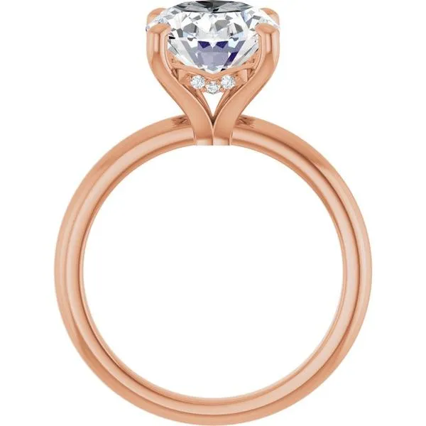 Hidden Halo-Style Engagement Ring Image 2 Raleigh Diamond Fine Jewelry Raleigh, NC