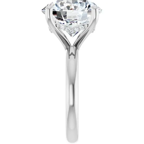Hidden Halo-Style Engagement Ring Image 4 Raleigh Diamond Fine Jewelry Raleigh, NC