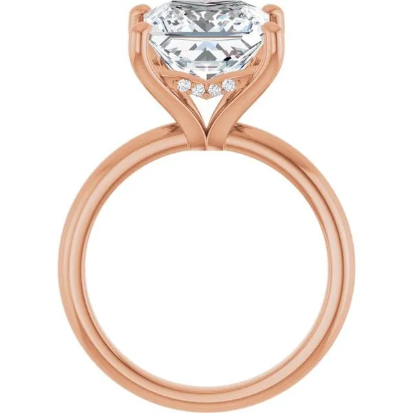 Hidden Halo-Style Engagement Ring Image 2 Raleigh Diamond Fine Jewelry Raleigh, NC