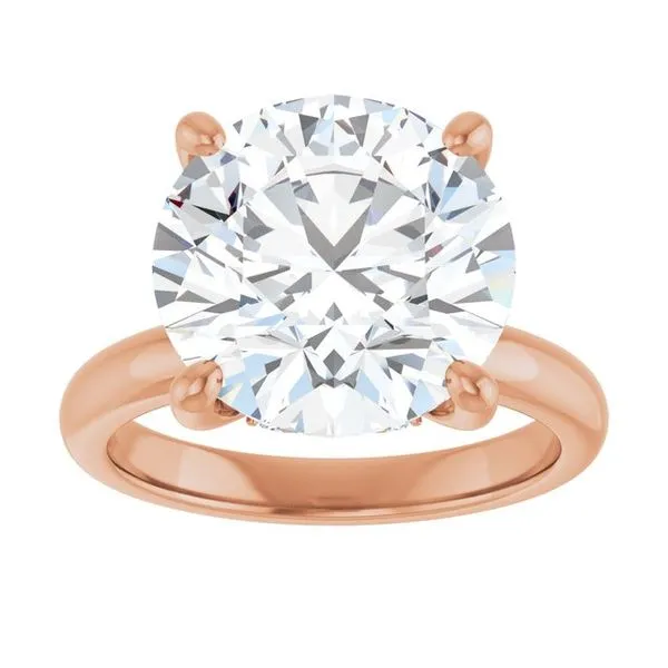 Hidden Halo-Style Engagement Ring Image 3 Raleigh Diamond Fine Jewelry Raleigh, NC