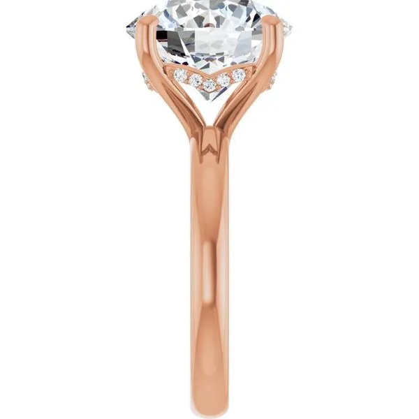 Hidden Halo-Style Engagement Ring Image 4 Raleigh Diamond Fine Jewelry Raleigh, NC