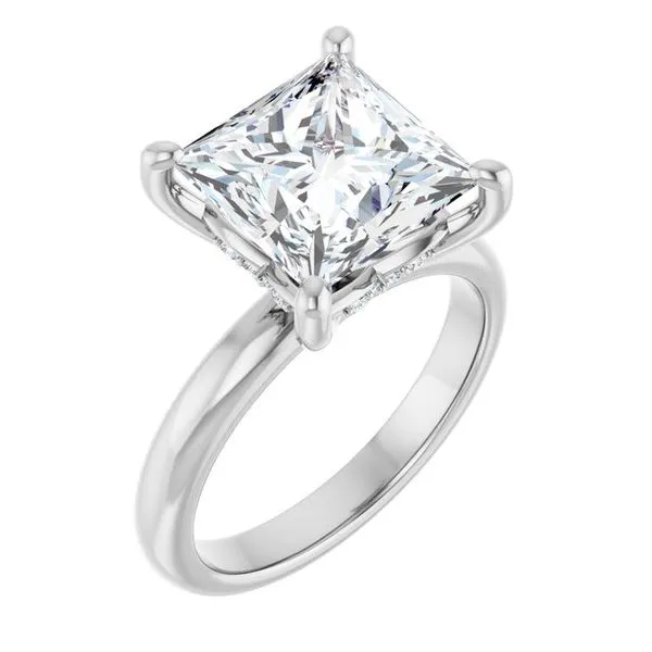 Hidden Halo-Style Engagement Ring Raleigh Diamond Fine Jewelry Raleigh, NC