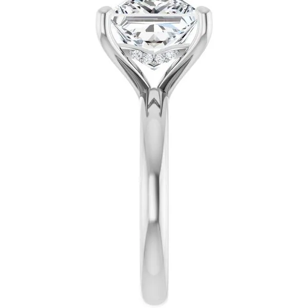 Hidden Halo-Style Engagement Ring Image 4 Raleigh Diamond Fine Jewelry Raleigh, NC