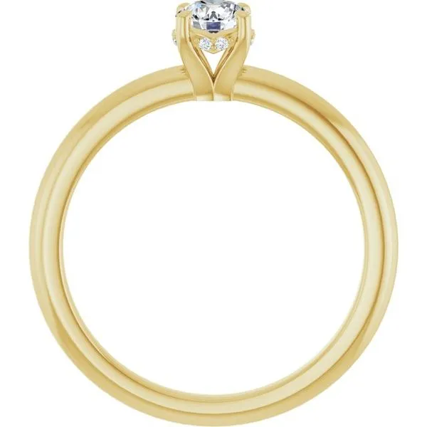 Hidden Halo-Style Engagement Ring Image 2 Raleigh Diamond Fine Jewelry Raleigh, NC