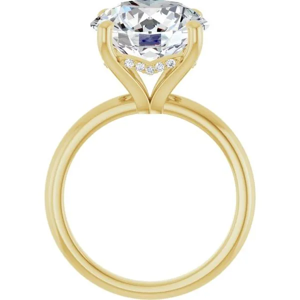 Hidden Halo-Style Engagement Ring Image 2 Raleigh Diamond Fine Jewelry Raleigh, NC