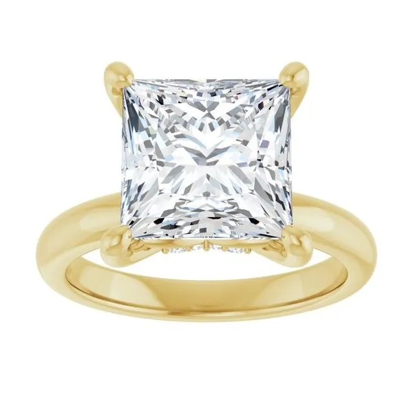 Hidden Halo-Style Engagement Ring Image 3 Raleigh Diamond Fine Jewelry Raleigh, NC