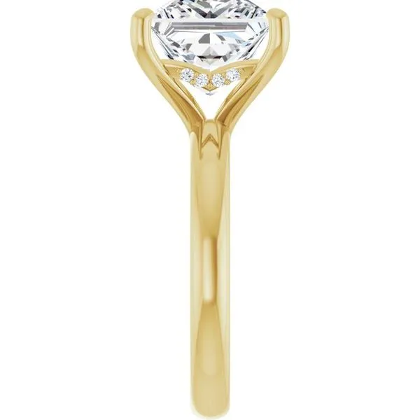 Hidden Halo-Style Engagement Ring Image 4 Raleigh Diamond Fine Jewelry Raleigh, NC