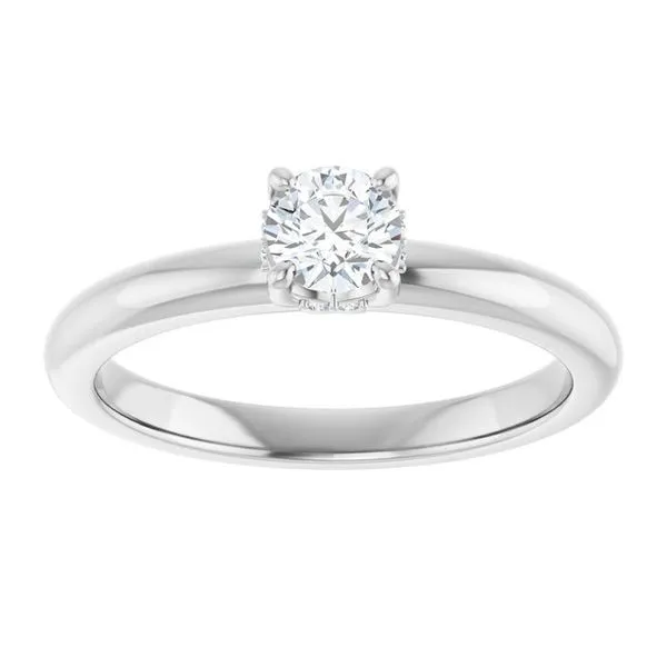 Hidden Halo-Style Engagement Ring Image 3 Raleigh Diamond Fine Jewelry Raleigh, NC