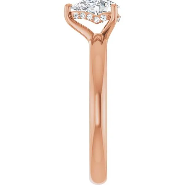 Hidden Halo-Style Engagement Ring Image 4 Raleigh Diamond Fine Jewelry Raleigh, NC