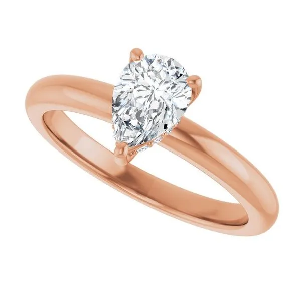 Hidden Halo-Style Engagement Ring Image 5 Raleigh Diamond Fine Jewelry Raleigh, NC