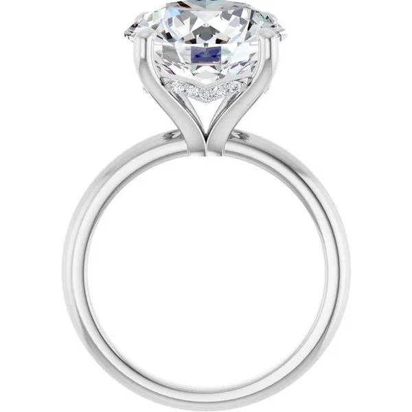 Hidden Halo-Style Engagement Ring Image 2 Raleigh Diamond Fine Jewelry Raleigh, NC