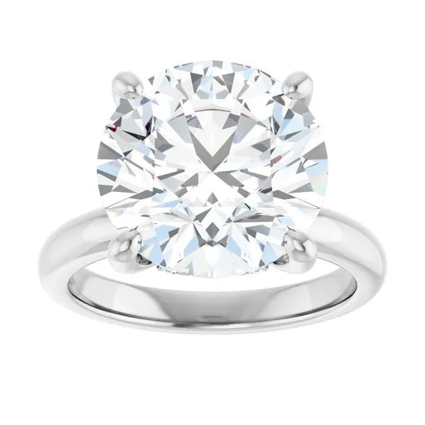 Hidden Halo-Style Engagement Ring Image 3 Raleigh Diamond Fine Jewelry Raleigh, NC