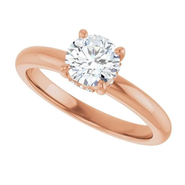 Hidden Halo-Style Engagement Ring Image 5 Raleigh Diamond Fine Jewelry Raleigh, NC