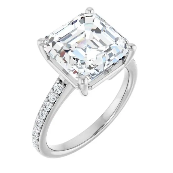 V-End Prong Engagement Ring Eskews Fine Jewelers Lee's Summit, MO