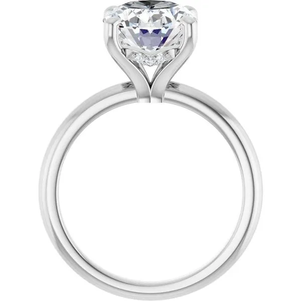 Hidden Halo-Style Engagement Ring Image 2 Raleigh Diamond Fine Jewelry Raleigh, NC