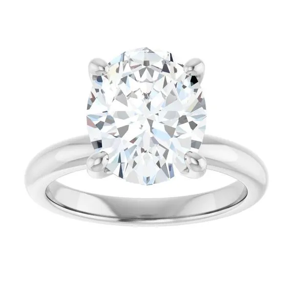 Hidden Halo-Style Engagement Ring Image 3 Raleigh Diamond Fine Jewelry Raleigh, NC