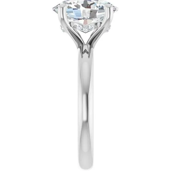 Hidden Halo-Style Engagement Ring Image 4 Raleigh Diamond Fine Jewelry Raleigh, NC