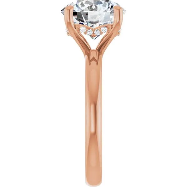 Hidden Halo-Style Engagement Ring Image 4 Raleigh Diamond Fine Jewelry Raleigh, NC